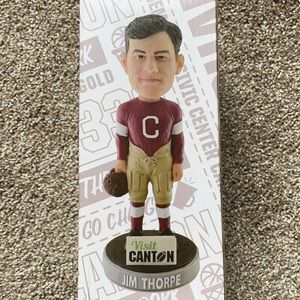 NIB NBA x NFL Jim Thorpe Bobblehead Cavs GLeague Charge Centennial